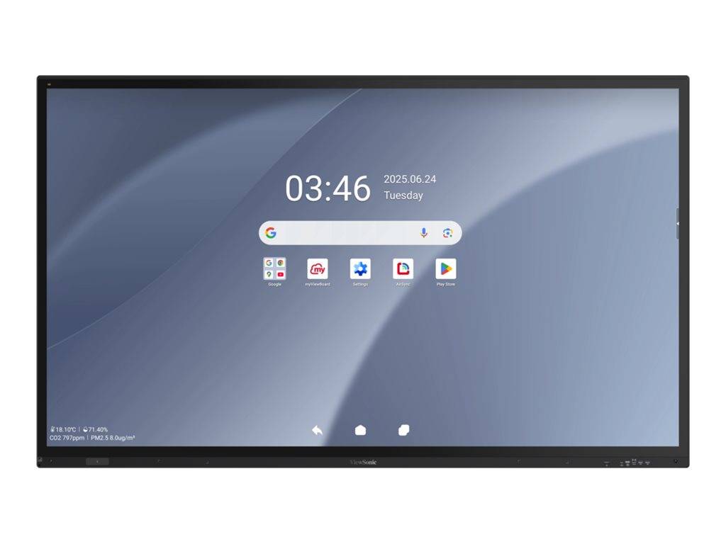 ViewSonic 86 ViewBoard Digital-Projektor UHD 3840x2160 2,18 m HDMI 16:9 USB Typ C-0