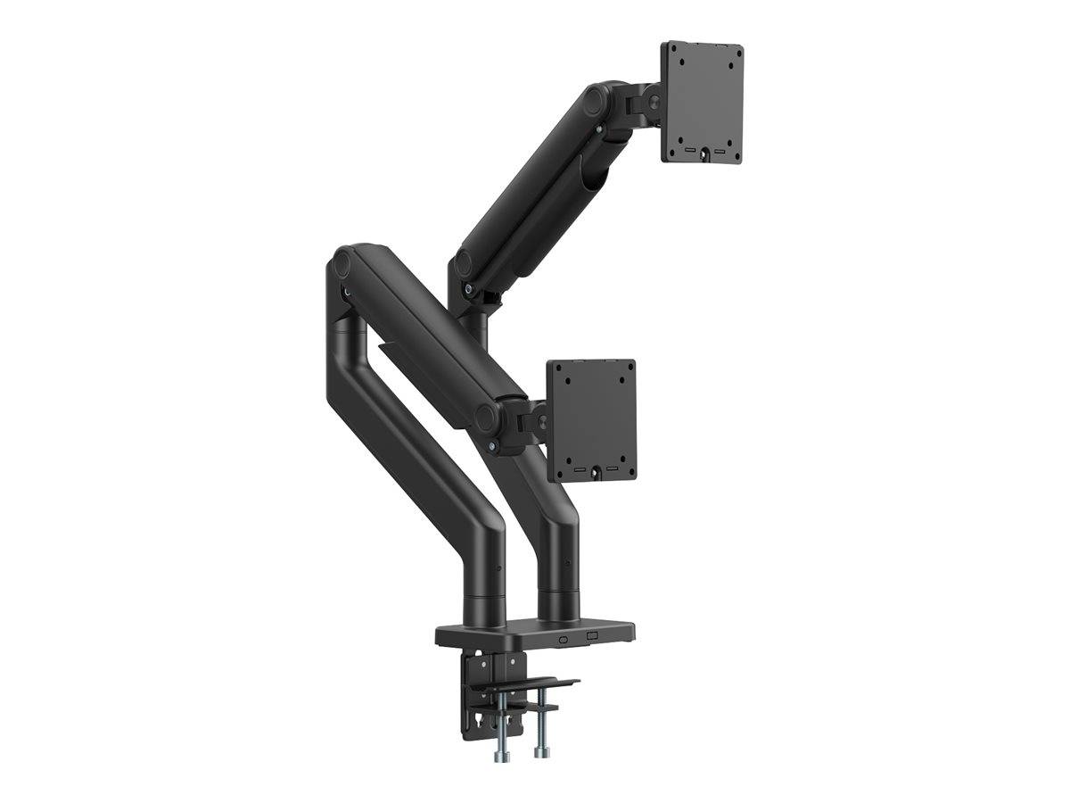 DIGITUS TIS 45" 2TFT 2Gelenke Feder schwarz Max.2x20KG-0