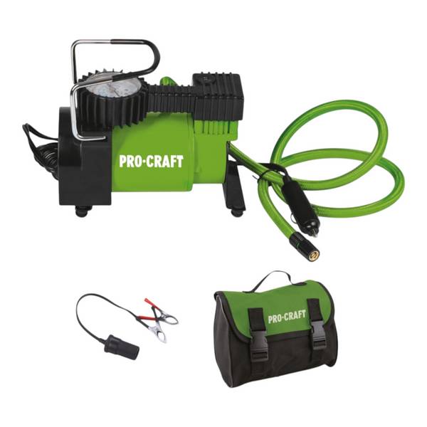 Procraft LK190 Luftkompressor 7 bar mit 12 V Anschluss + Tasche