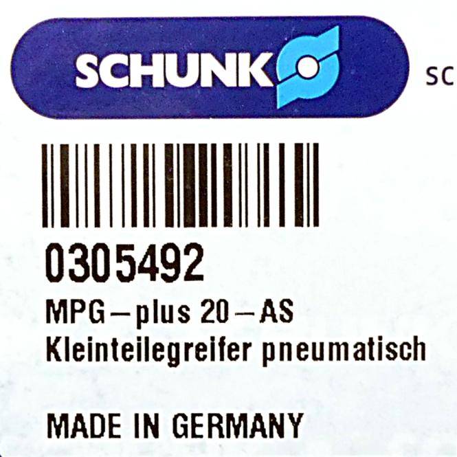 SCHUNK Kleinteilegreifer MPG-plus 20-AS (0305492)-1