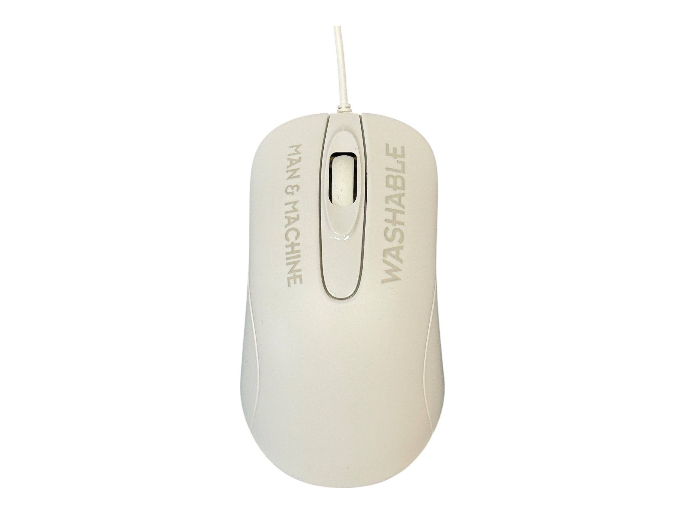 Man-Machine C Mouse - Beidhändig - Laser - USB Typ-A - 1000 DPI - Weiß-0