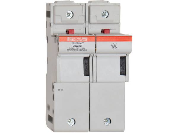 LIN US222M Sicherungshalter UL 22x58 AC750V DC750V 125A 2p MS