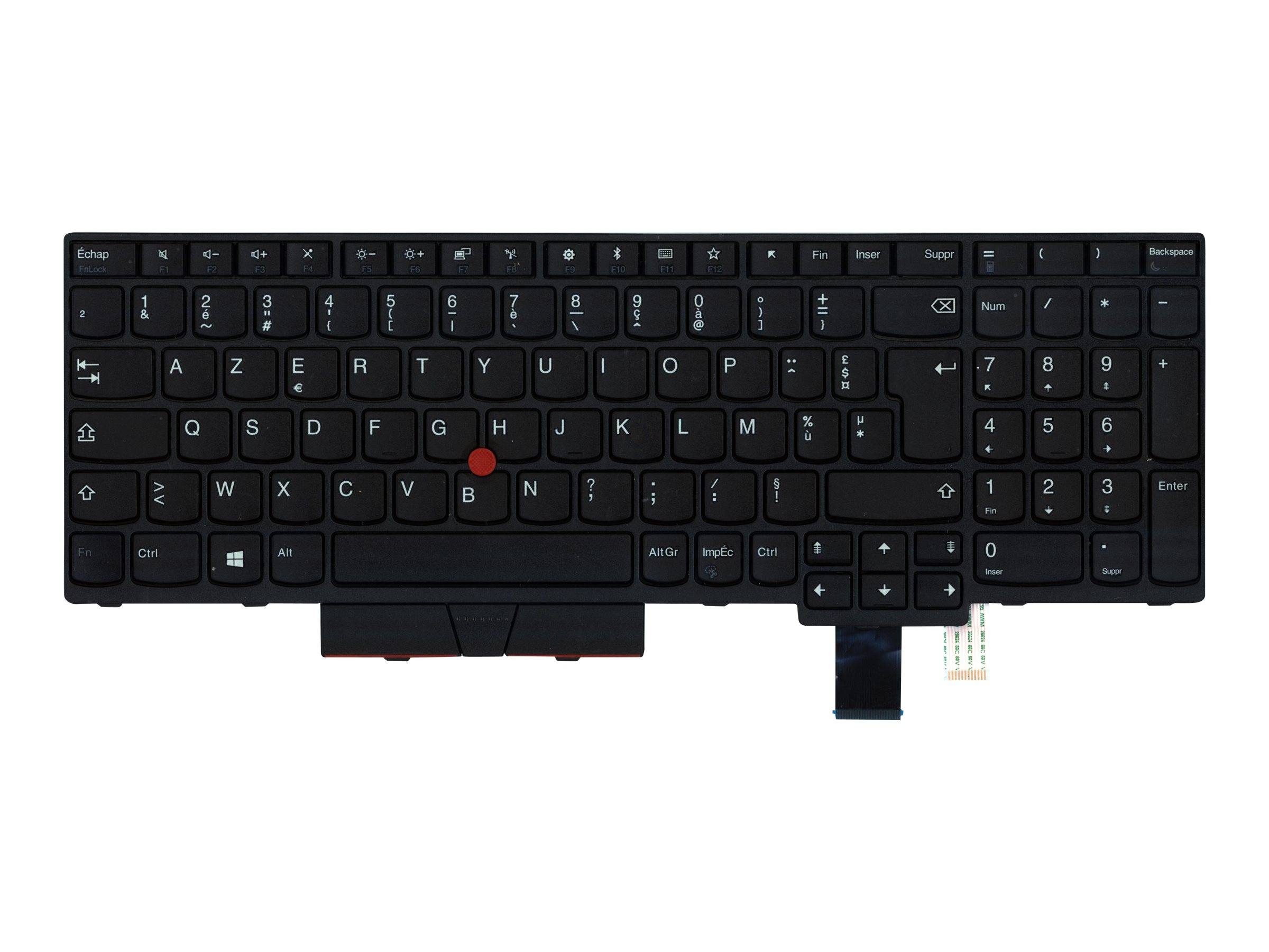 Lenovo 01HX150 - Tastatur - Lenovo - Thinkpad T580/P52s - TL: Französisch, AZERTY-0