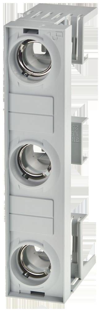 NEOZED, Sicherungssockel, D02, 3-polig, 63 A, Un AC: 400 V, Un DC: 250 V, für Sammelschienensystem 8US 60mm mit-0