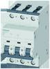 Siemens - 5SY4302-6 - Miniature circuit breaker 400V AC 10kA, 3-pole, B, 2A, T=70mm