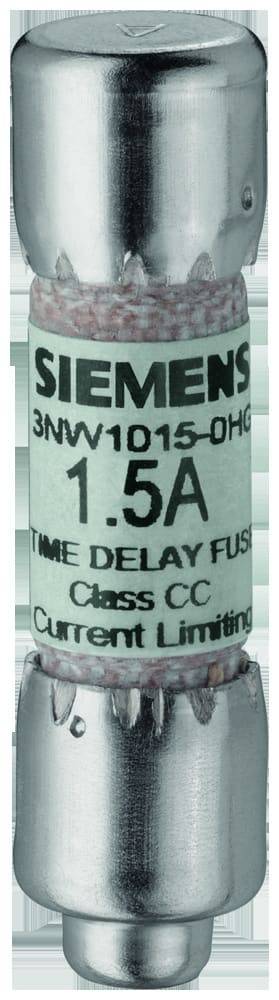 SENTRON, Zylindersicherungseinsatz, Class CC, 4 A, träge, strombegrenzend, Un AC: 600 V, nationale