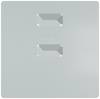 Siemens Dig.Industr. style Abdeckplatte alu Doppel USB Ladegerät 5TG2578-0AM