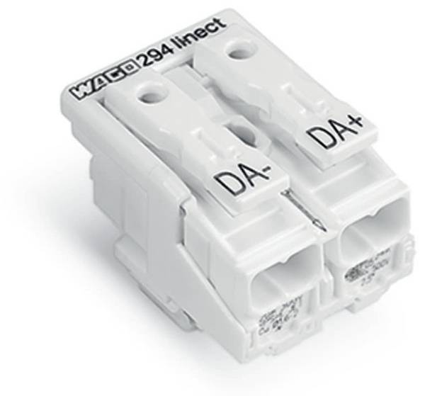 WAGO 294-8032 Netzanschlussklemme 17 mm Ausführung ohne PE-Kontakt, weiß