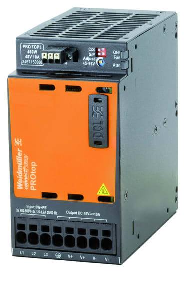 WEIDMÜLLER PRO TOP3 480W 48V 10A CO, Stromversorgung, Schaltnetzgerät, 48 V