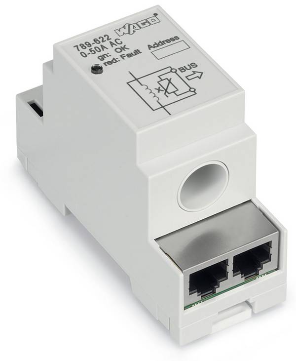 WAGO 789-622 Stromsensor mit Busanschluss 50A AC