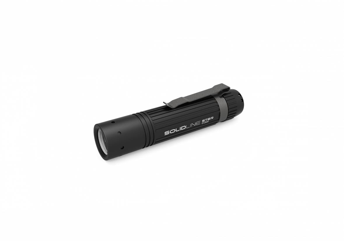 Solidline ST6R LED Taschenlampe, Xtreme LED, fokussierbar, wiederaufladbar, mit Akku, 900-1