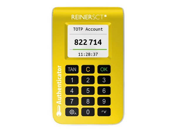 Reiner SCT - Hardware Authenticator - Gelb, weiß