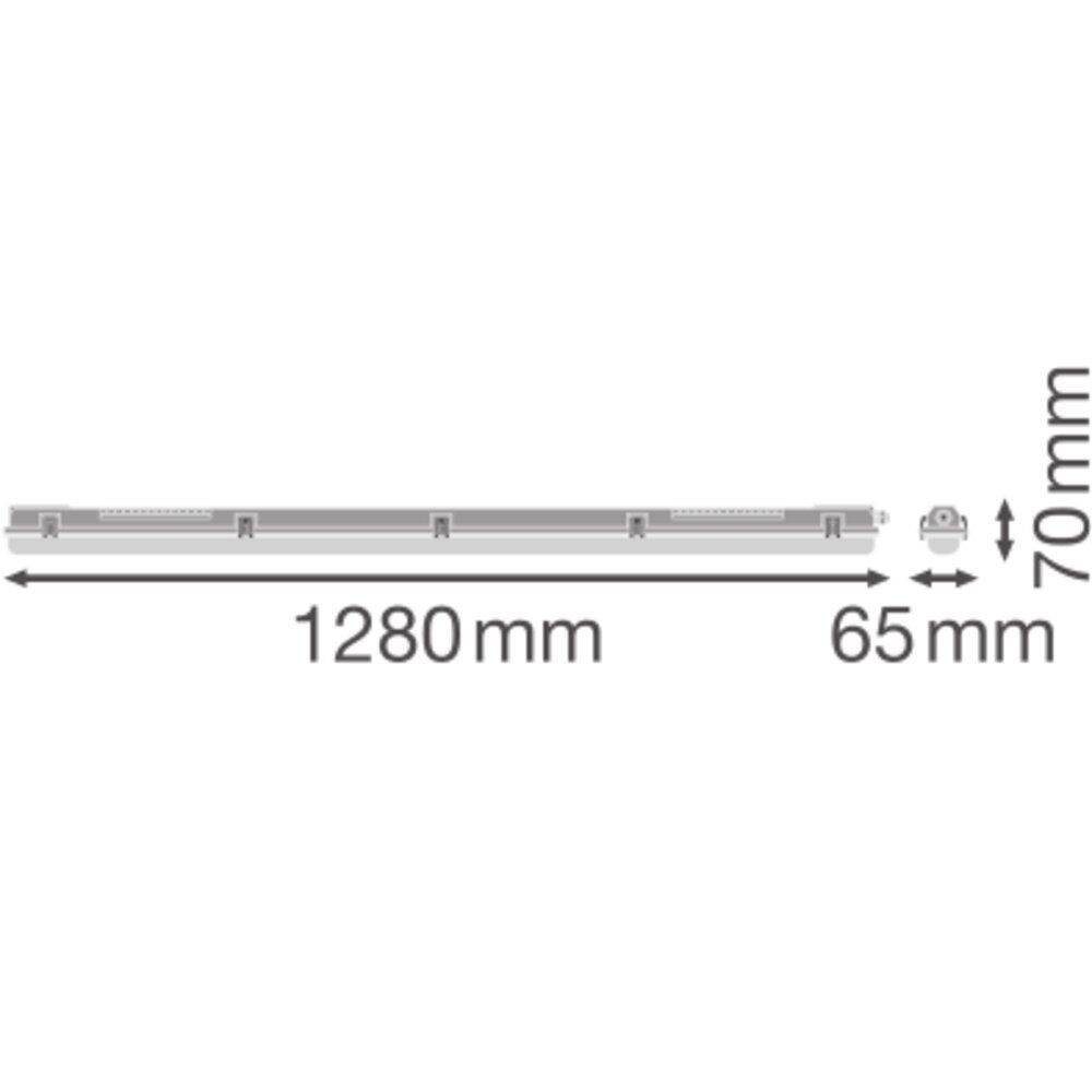 Ledvance Feuchtraumleuchte f. T8LED-2