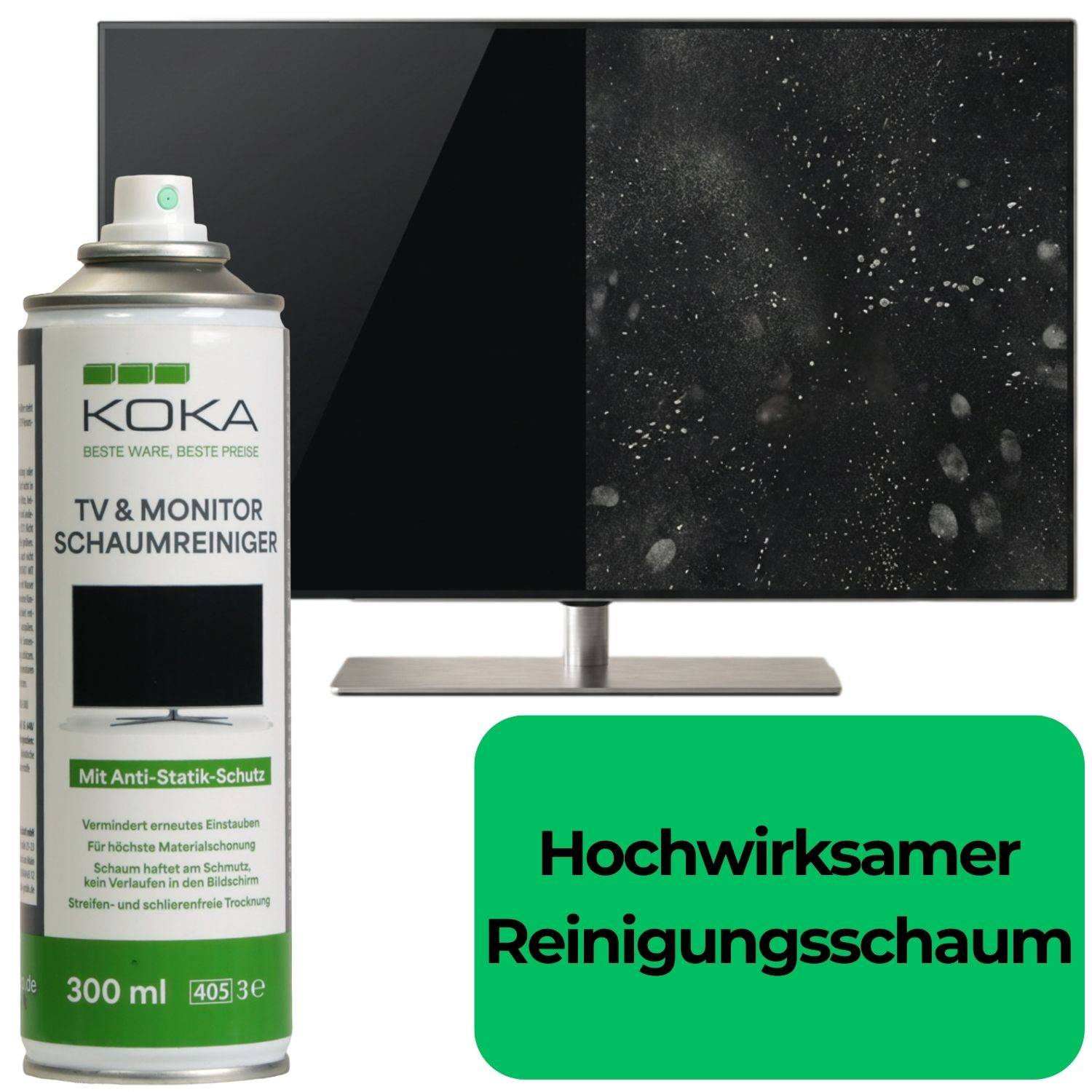 6x TV & Monitor Schaumreiniger je 300ml-1
