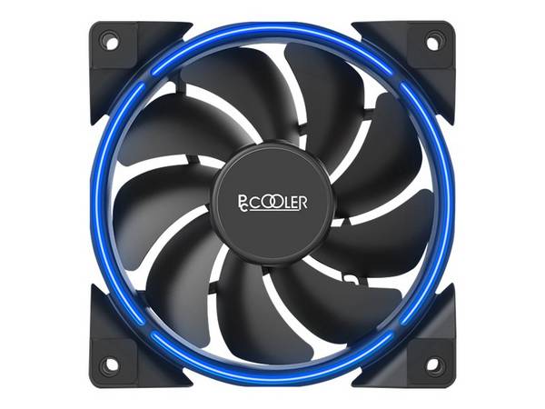 Pccooler 120mm Lüfter in Blau - Ventilator - 12 cm - Blau