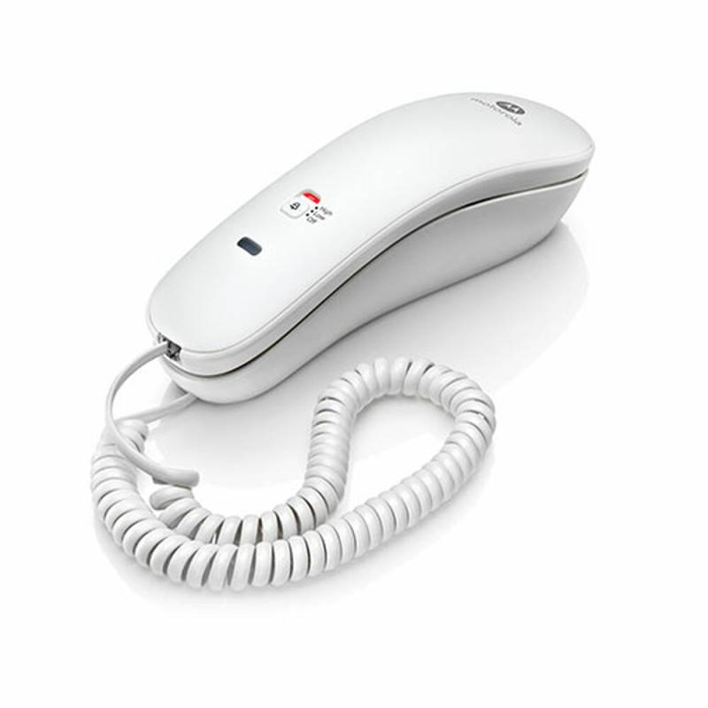 Motorola CT50, Analoges Telefon, Kabelgebundenes Mobilteil, Weiß-0