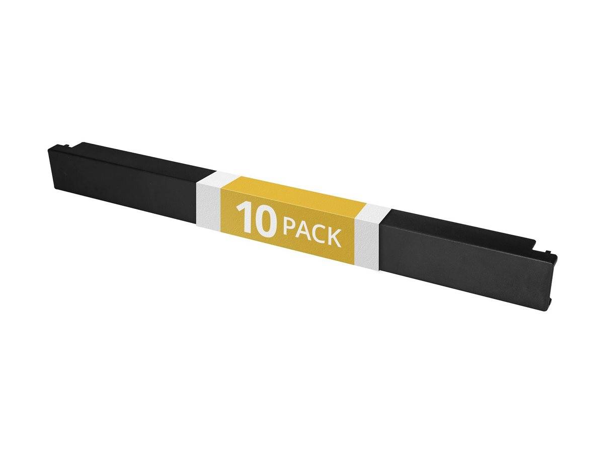 StarTech.com 1HE Blindpanel - Werkzeuglose Rack Panel - 10 Pack1HE Blindpanel --0
