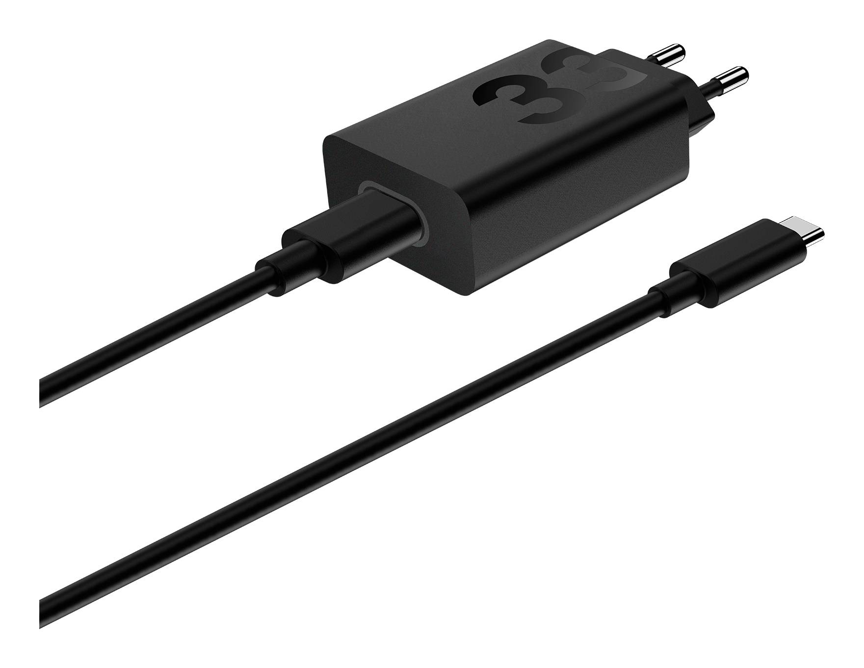 MOTOROLA SOLUTIONS - TurboPower Wall Charger 33W USB-C 1m C-C cable Black-0