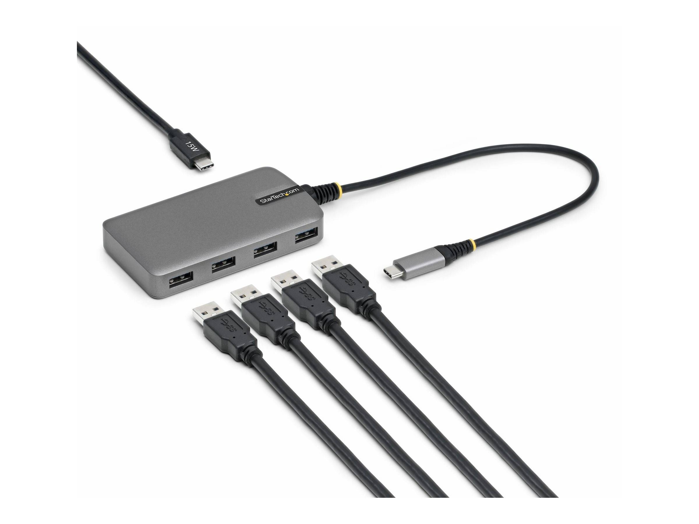 StarTech.com Hub - 4 x USB 3.2 Gen 1 + 1 x-0