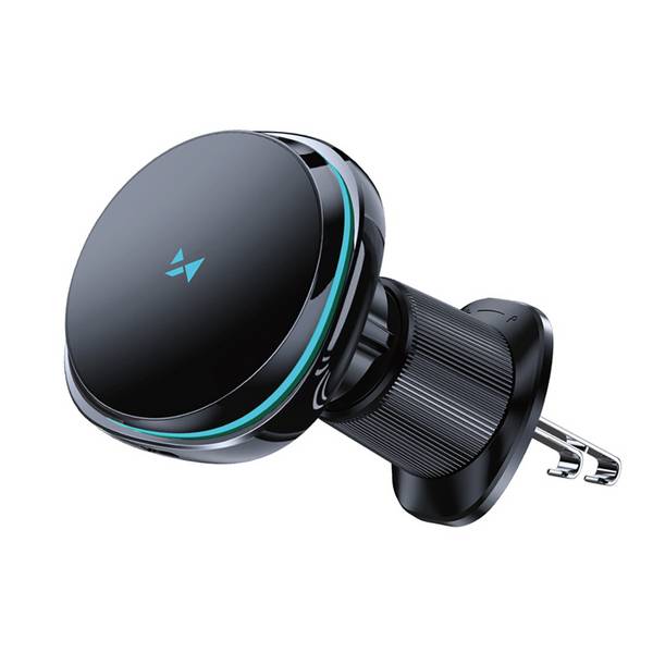 Wozinsky WCT5-Q6S2Y Autohalterung Qi/MagSafe 15W induktivem Ladegerät Lüftungsgitter Ventilator