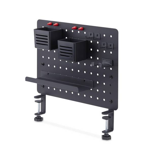 StarTech.com Clamp-On Pegboard with Accessories, 16.5 x 12.5in (42 x 32cm)