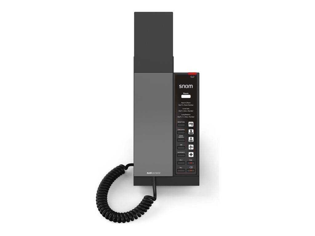Snom HD340 - VoIP-Telefon - SIP - Gun Metal Black-0