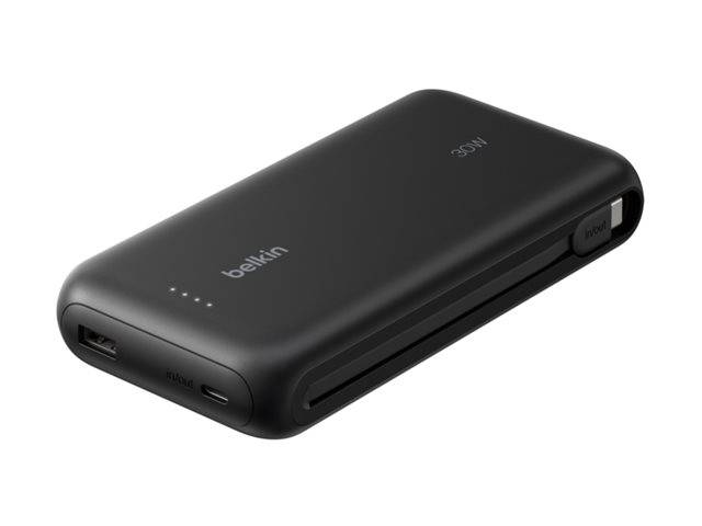 Belkin Gaming - Powerbank - 20000 mAh - 30 Watt - Fast Charge, PD - 3 Ausgabeanschlussstellen (USB, 2 x USB-C)-0