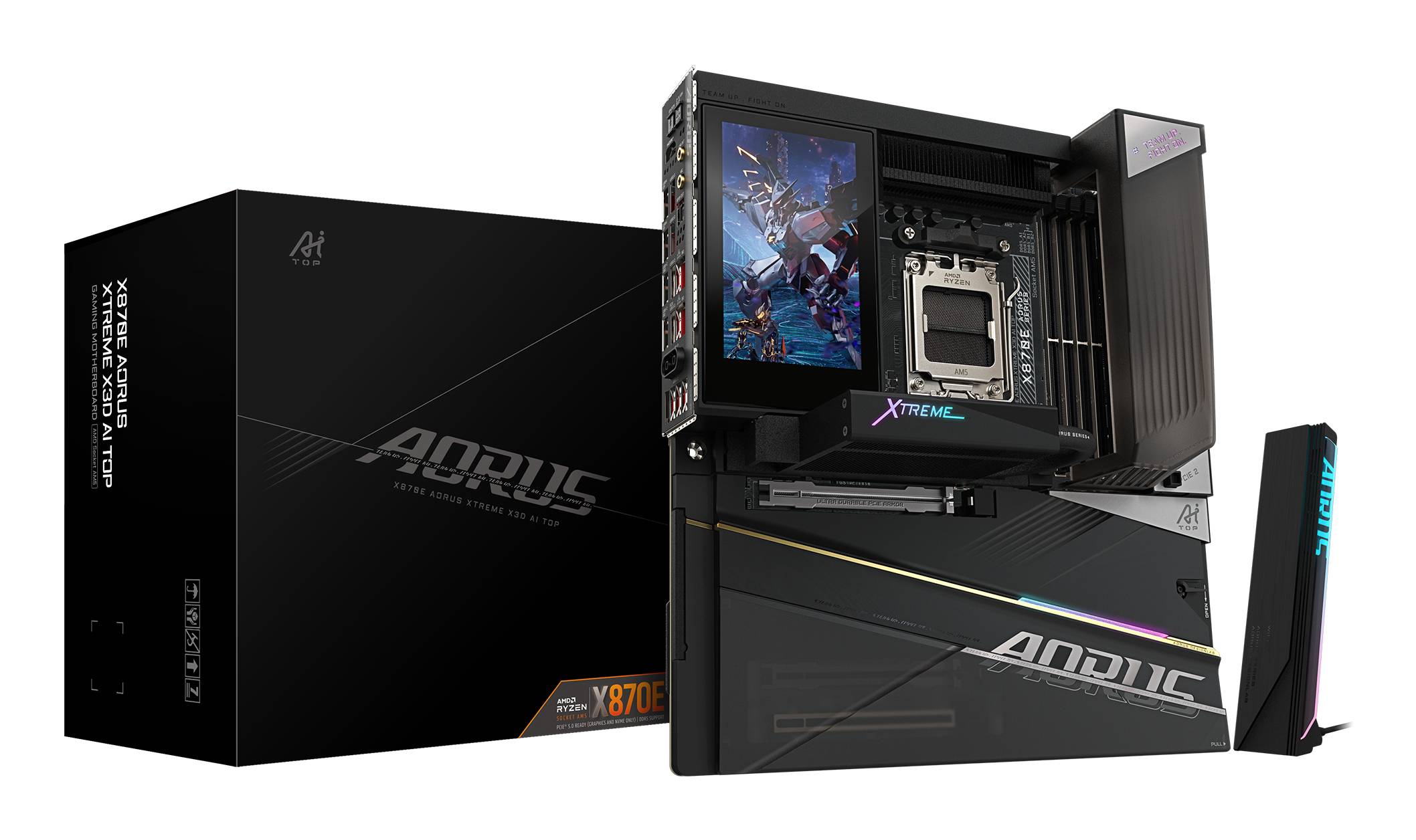 X870E AORUS XTREME X3D AI TOP Mainboard - Unterstützt AMD Ryzen 9000 Serie CPUs,-0
