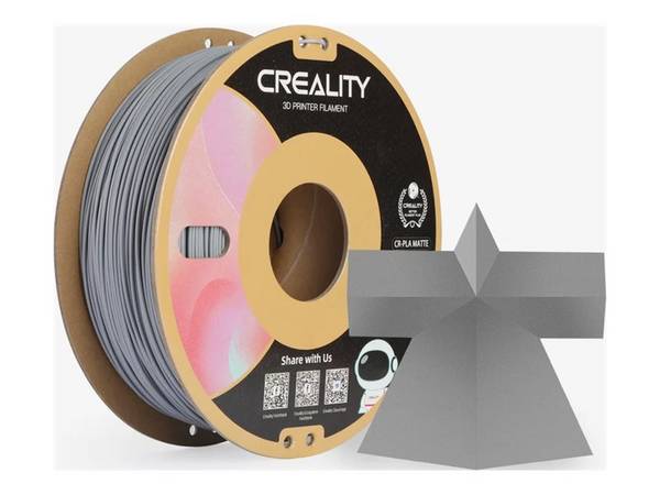 Creality Creality3D - Matt - 1-Rolle - Grau - 1 kg - CR-PLA-Filament (3D)