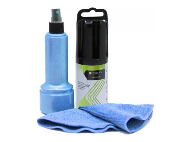 EFB Elektronik Reinigungsspray mit blauem Tuch-0
