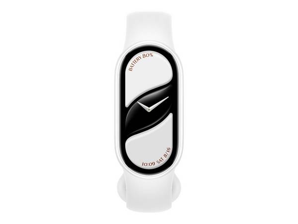 Xiaomi Smart Band 10 - Ceramic Edition - Aktivitätsmesser mit Riemen - fluororubber - Handgelenkgröße: 135-210 mm - Anze