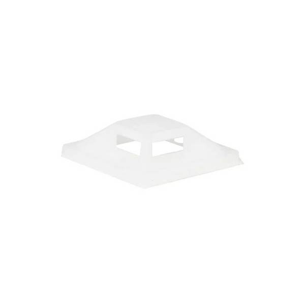 Kabelbinderhalterung - self-adhesive, 25 x 25 mm - 15 cm - weiß (Packung mit 50)