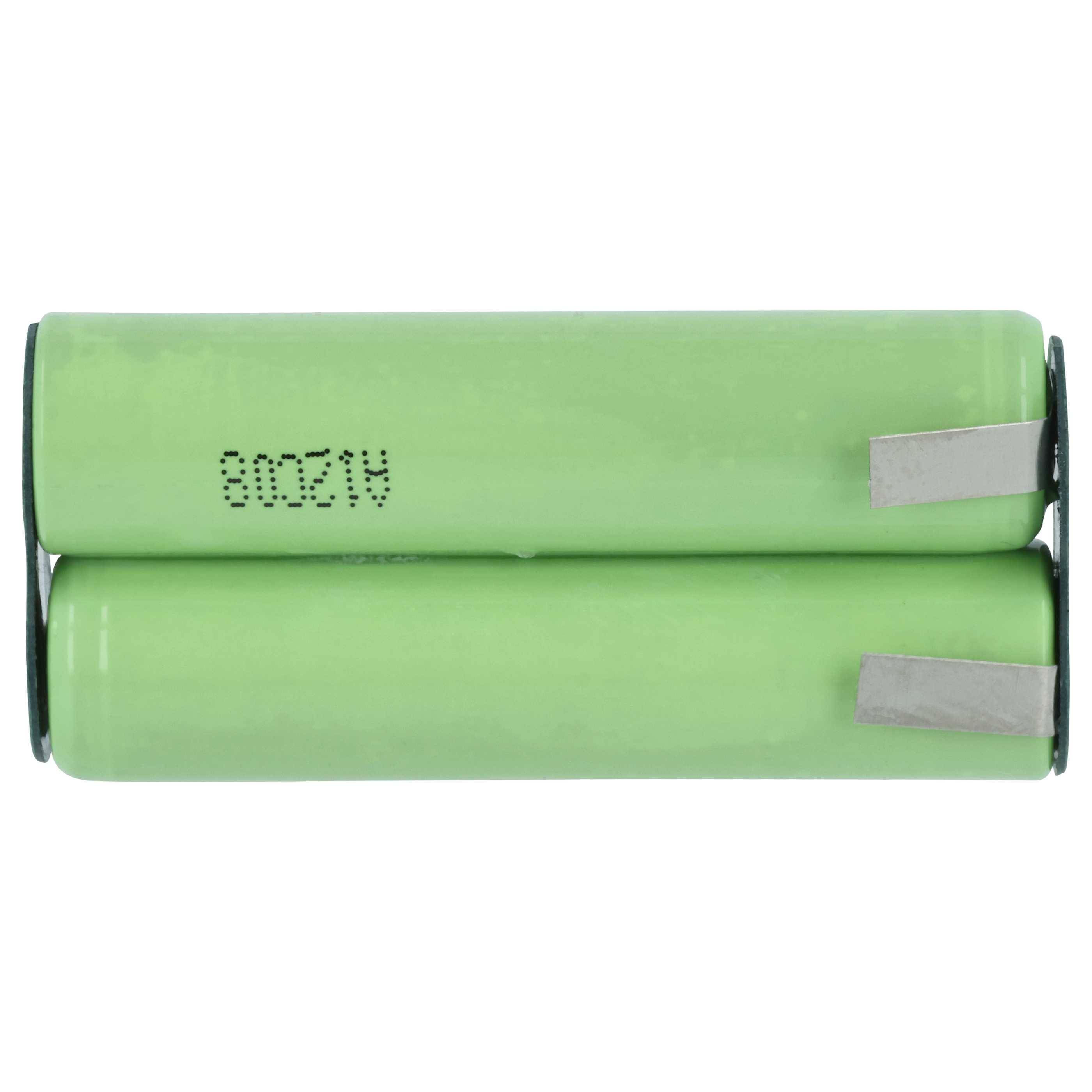 vhbw Akku kompatibel mit Ronson RR-3 Rasierer (800 mAh, 2,4 V, NiMH)-2
