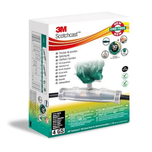 3M 92-NBA7GS Scotchcast Gießharz-Verbindungsgarnitur, 0,6/1kV, 4x 120-240mm²-1
