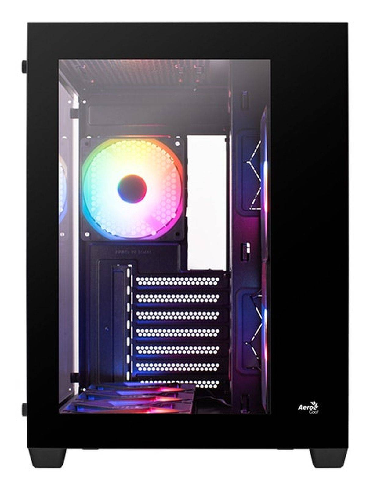 AEROCOOL ADVANCED TECHNOLOGIES Geh Midi Dryft MicroATX/ATX/MiniITX FRGB black - ATX - Gehäuse - ATX-1