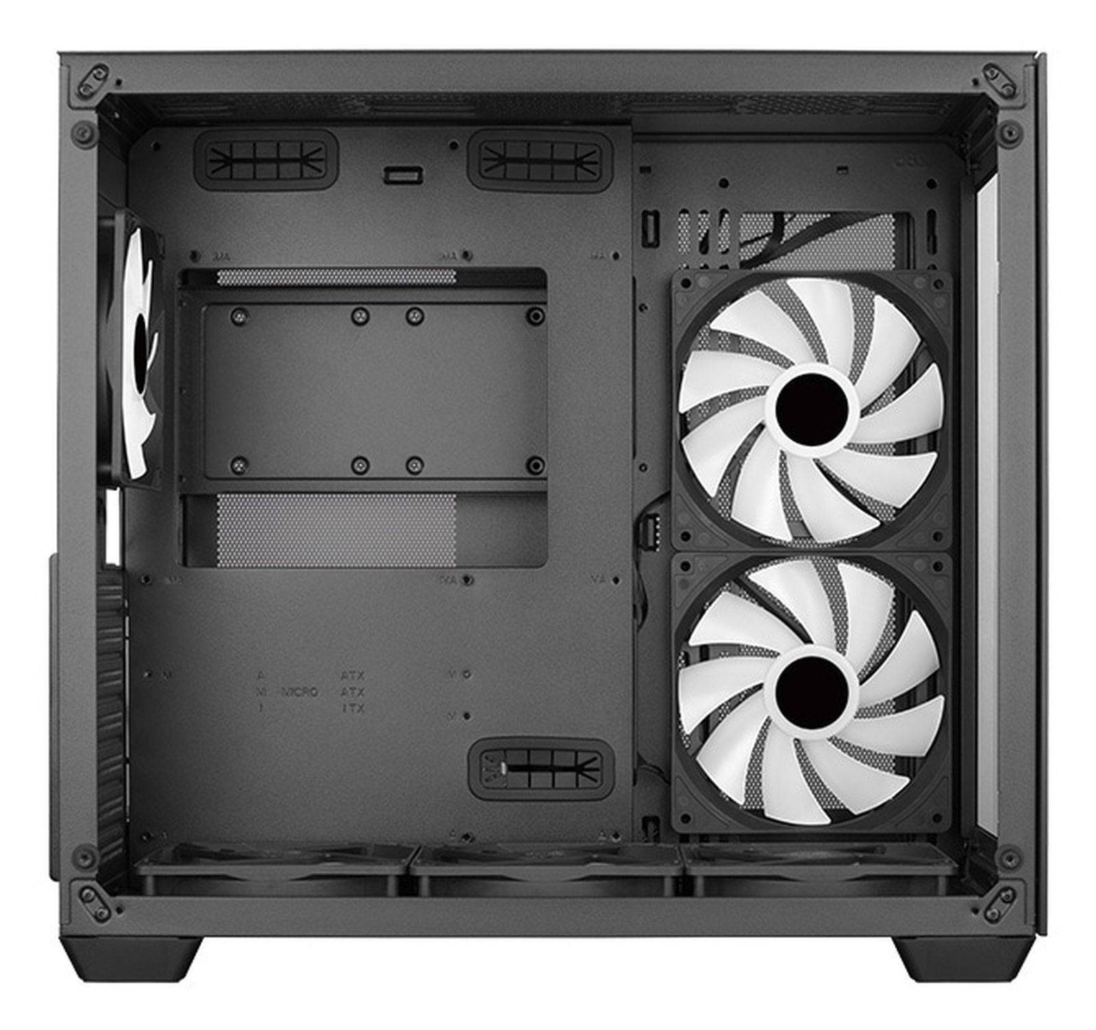 AEROCOOL ADVANCED TECHNOLOGIES Geh Midi Dryft MicroATX/ATX/MiniITX FRGB black - ATX - Gehäuse - ATX-4