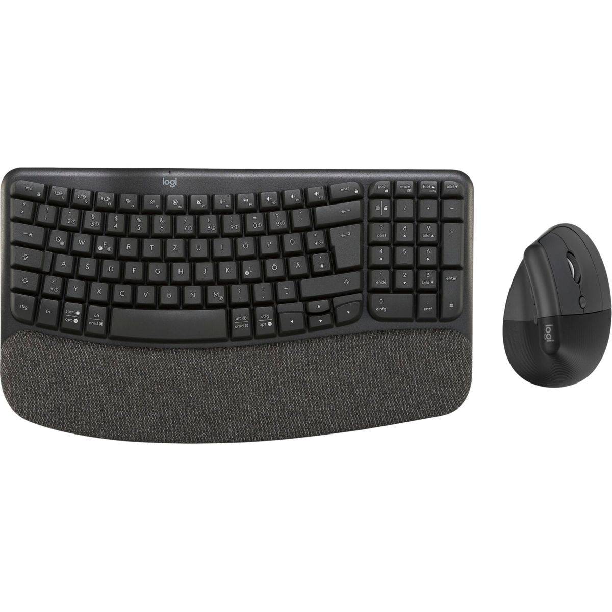 Logitech Wave Keys and Lift Combo - Tastatur-und-Maus-Set - TL: Deutsch, QWERTZ-0