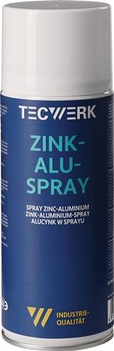 Zinkaluspray alufarben 400ml Spraydose TECWERK-0