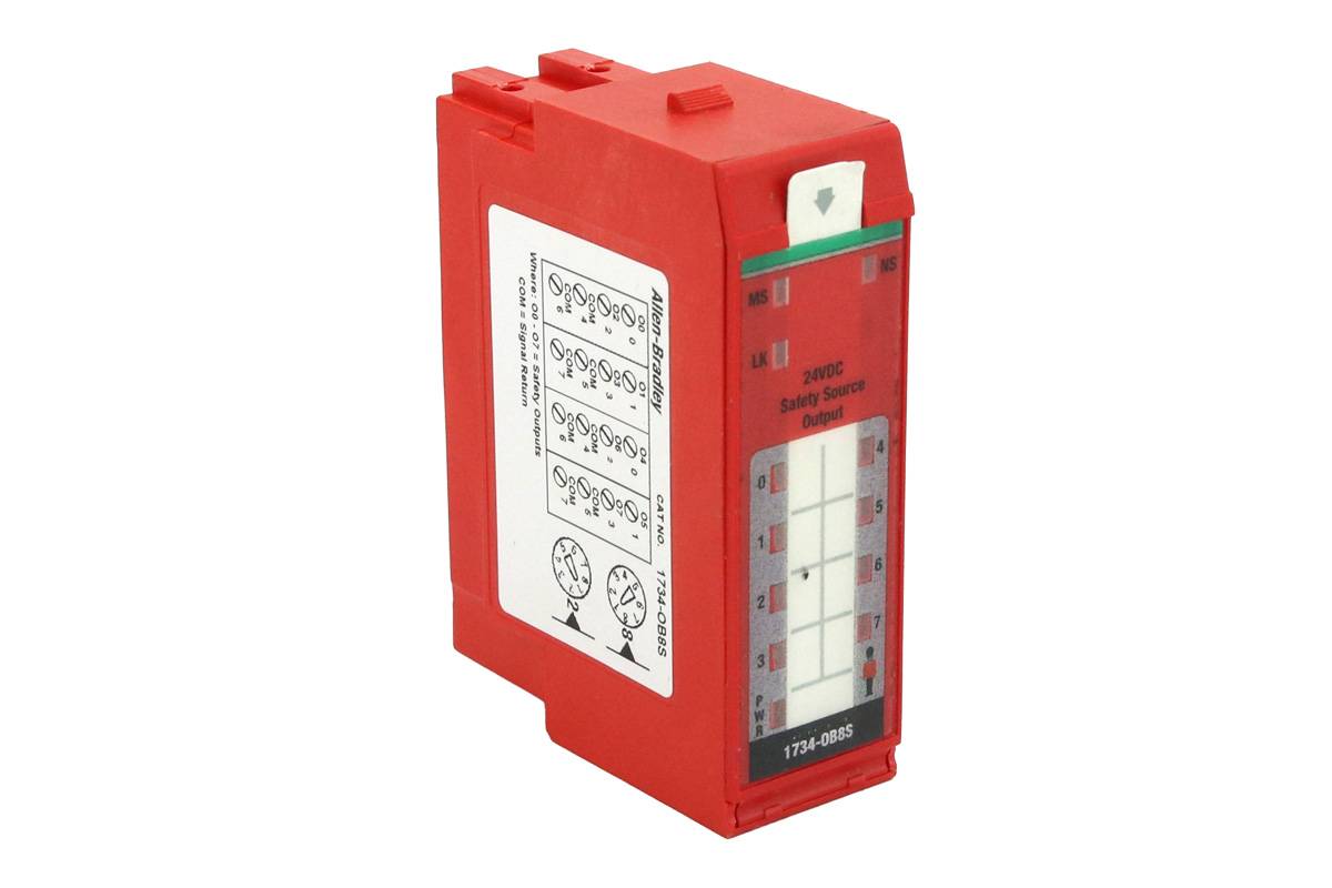 Allen-Bradley 1734-OB8S Allen-Bradley 0612598350643 POINT GUARD I/O SAFETY MODULE - 8 SAFETY SOURCING OUTPUT MODULE (COM-1