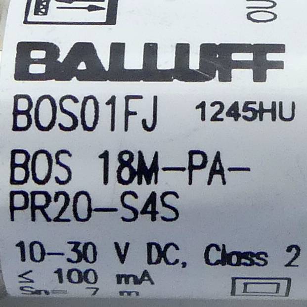 BALLUFF Zylindrische Reflexionslichtschranke BOS 18M-PA-PR20-S4S (BOS01FJ-new)-1