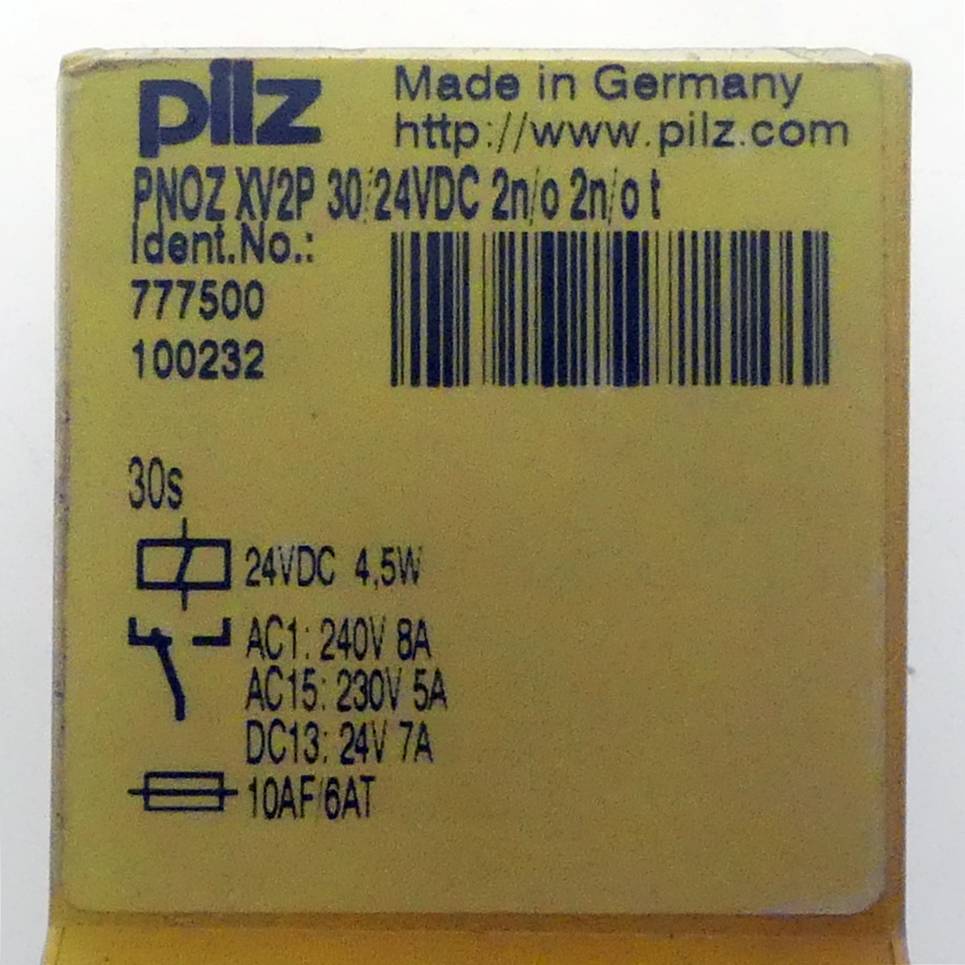 Pilz Not-Aus-Schaltgerät XV2P 30/24VDC (777500)-1