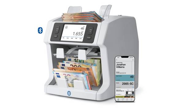 Safescan 2995-SC Banknotenzähler 2xFächer, 7-fache Prüfung