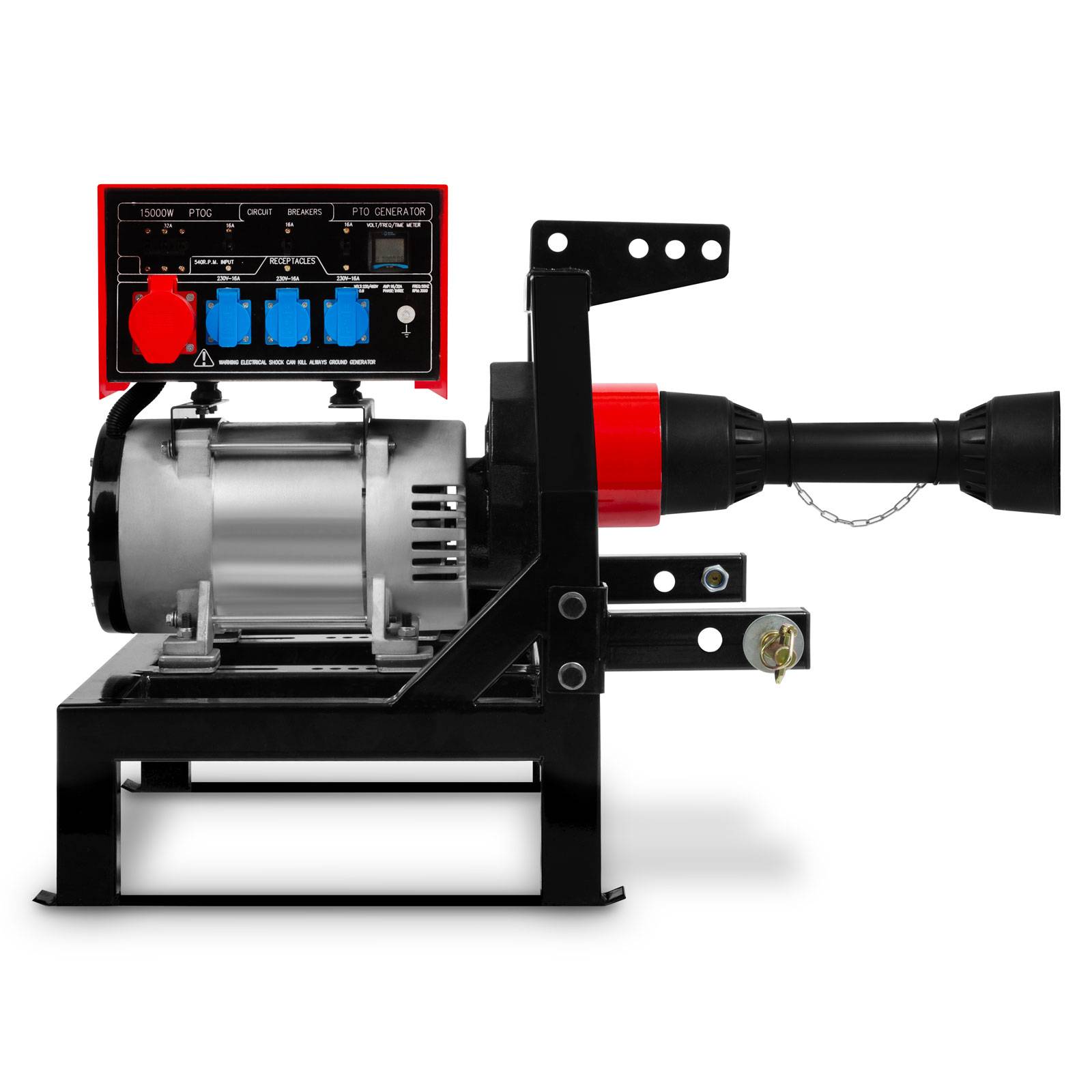 EBERTH Zapfwellengenerator 18,75 kVA, Notstromaggregat AVR, 3x230V / 1x400V IP44-2