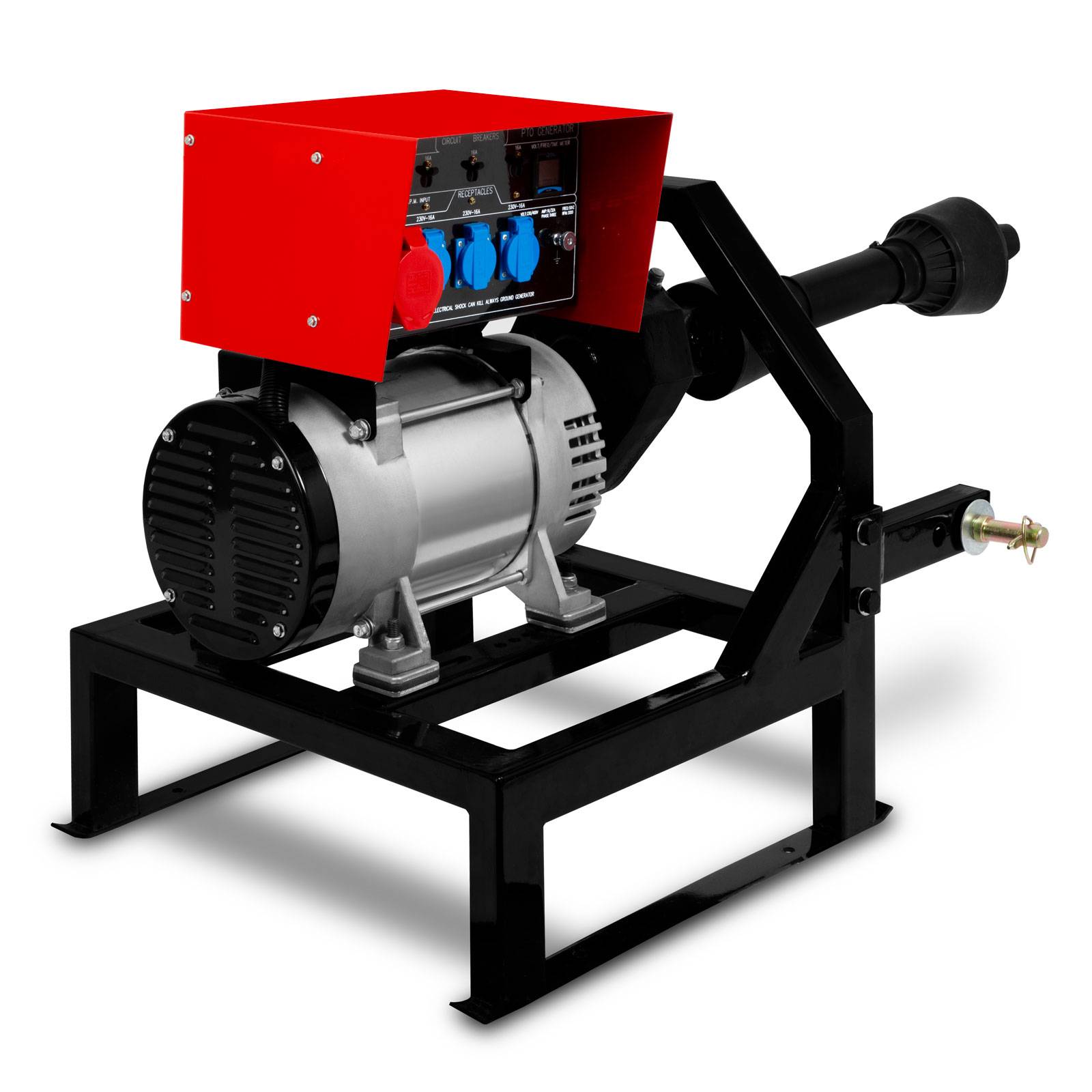 EBERTH Zapfwellengenerator 18,75 kVA, Notstromaggregat AVR, 3x230V / 1x400V IP44-3