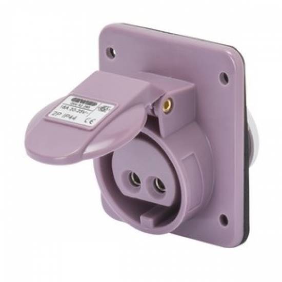 Gewiss Anbausteckdose IP44 10°2P 16A 24V O.U.-0