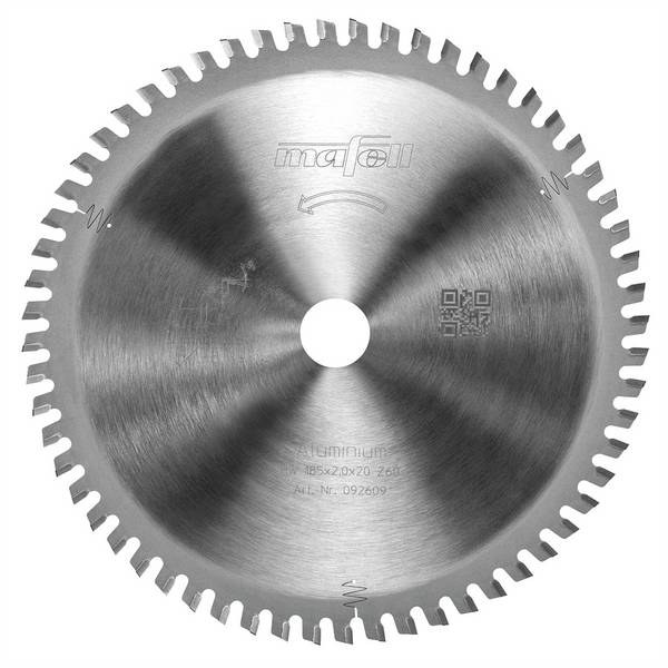 Mafell Hartmetall Sägeblatt HM 185 x 1,4/2,0 x 20 mm - 60 Zähne - Ersatzblatt