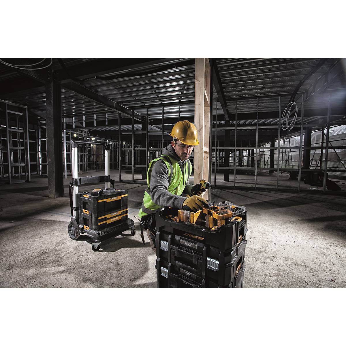 DEWALT TSTAK Caddy - Schwarz-2