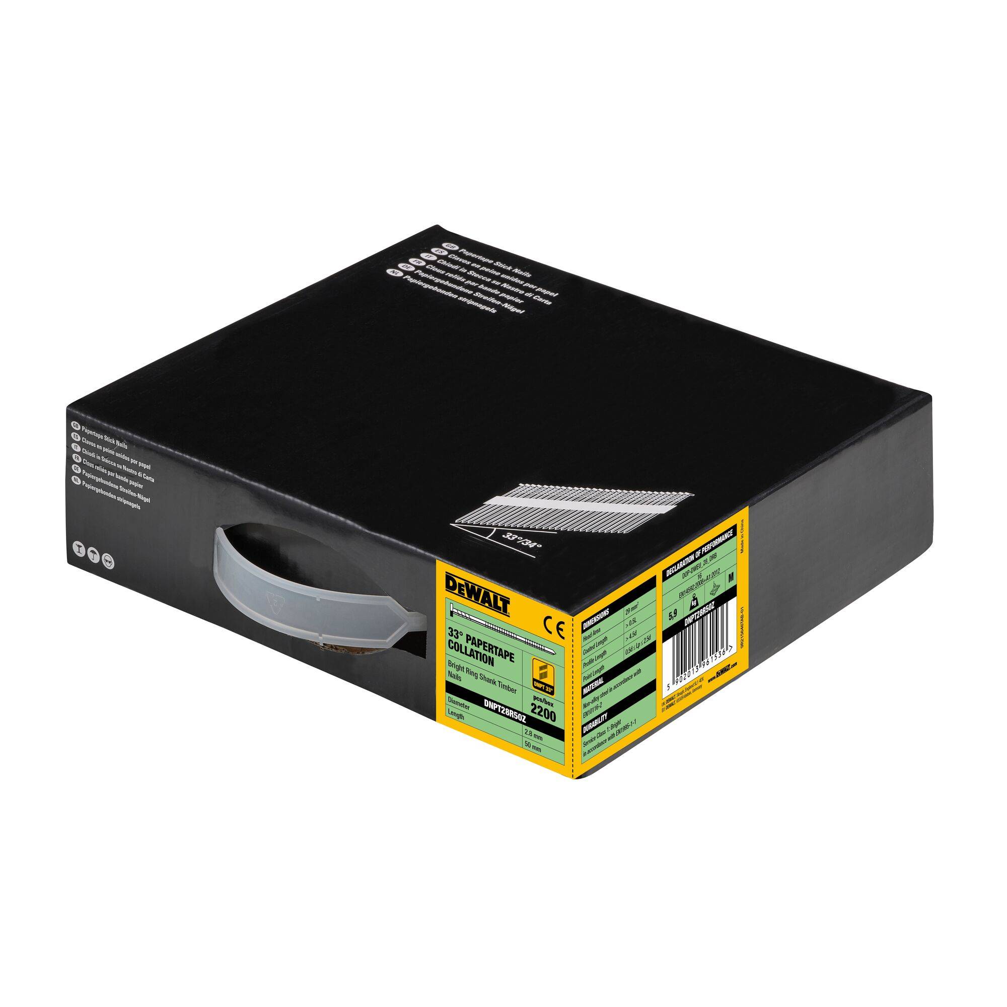 DeWalt DNPT28R50Z, Streifennagel DNPT Ring 50mm 2.2kSt-0