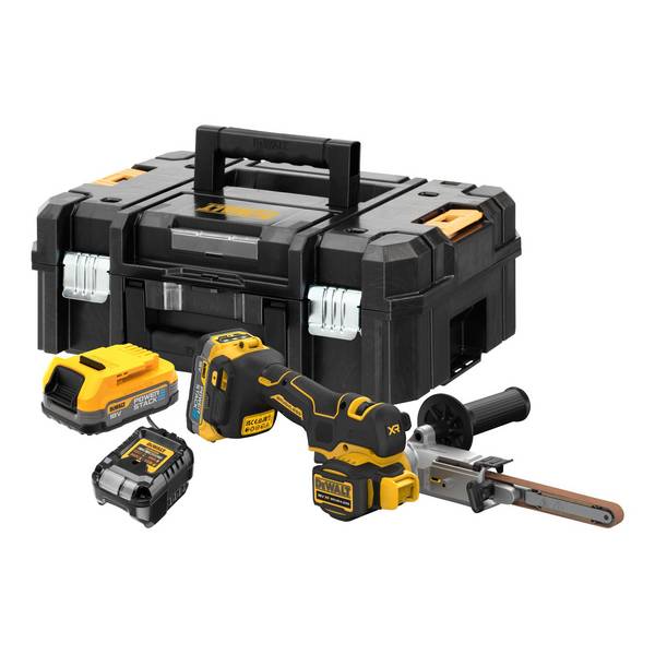DeWalt DCM200E2T-QW, Doppelschleifmaschine XR (18V/2x1,7Ah PowerStack) Tstak