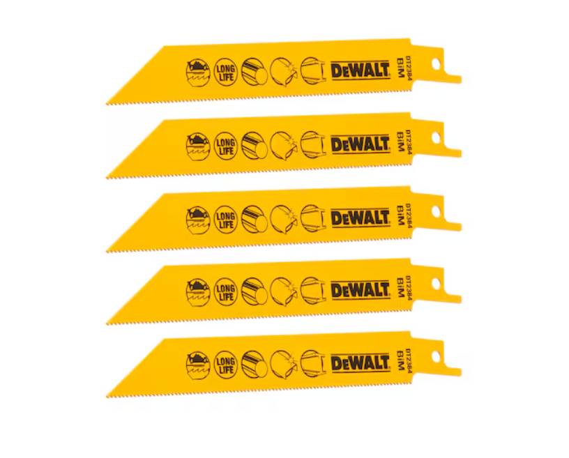 DeWalt DT2384-QZ, Bimetall-Sägeblätter für Metall bis 3 mm, 152 mm-2